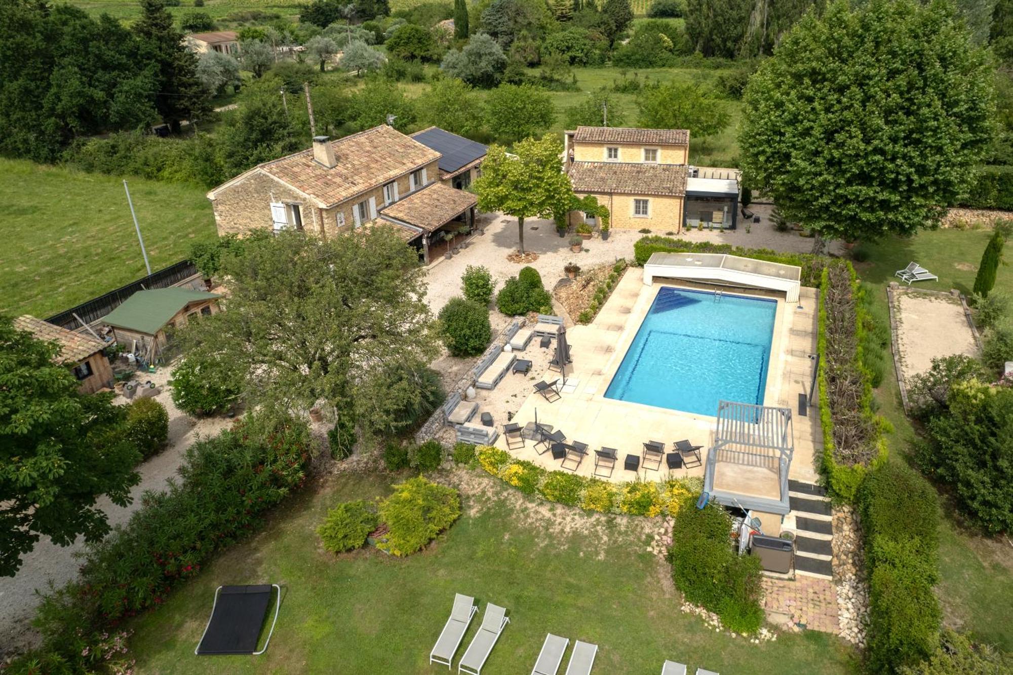 Chambres D Hotes Le Mas Julien Piscine Chauffee Adult Only Orange  Bagian luar foto